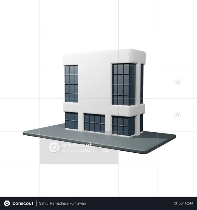 Company Building  3D Icon