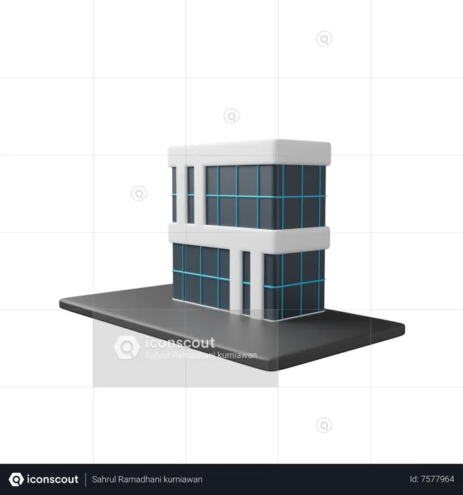 Company Building  3D Icon