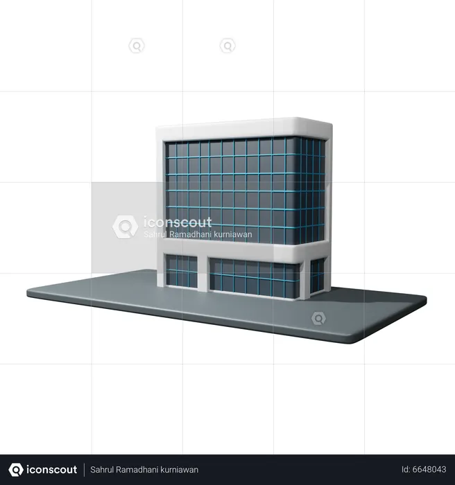 Company Building  3D Icon