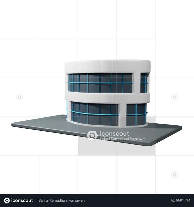 Company Building  3D Icon