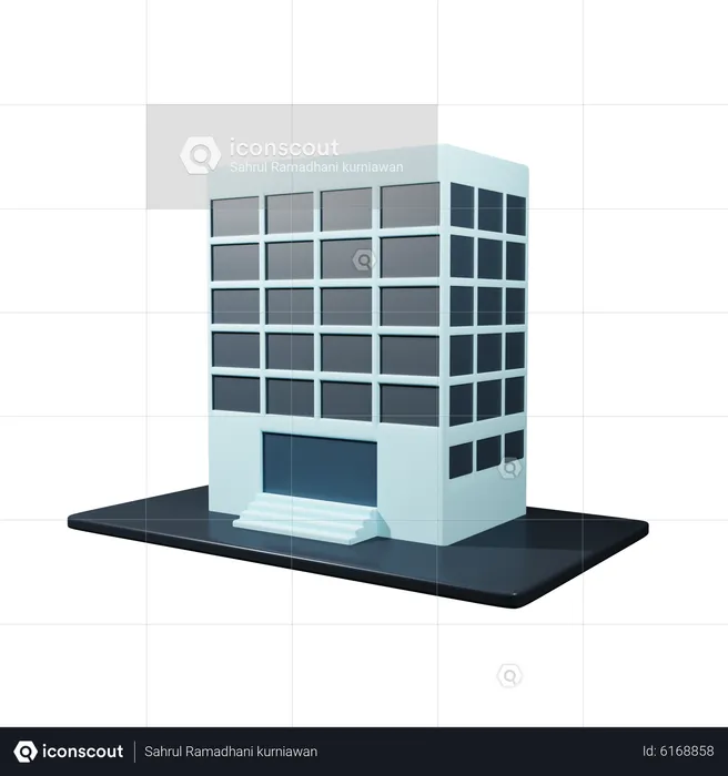 Company building  3D Icon