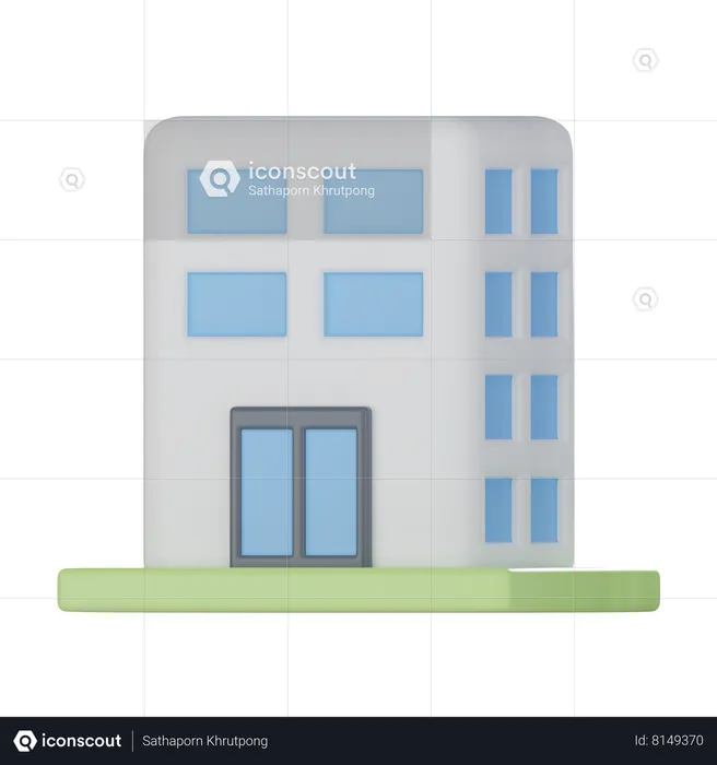 Company Building  3D Icon