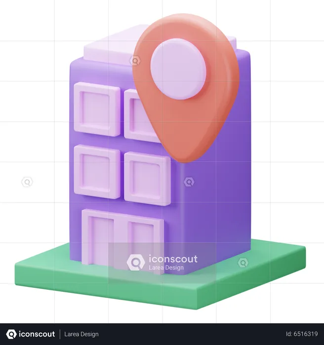 Company Building  3D Icon