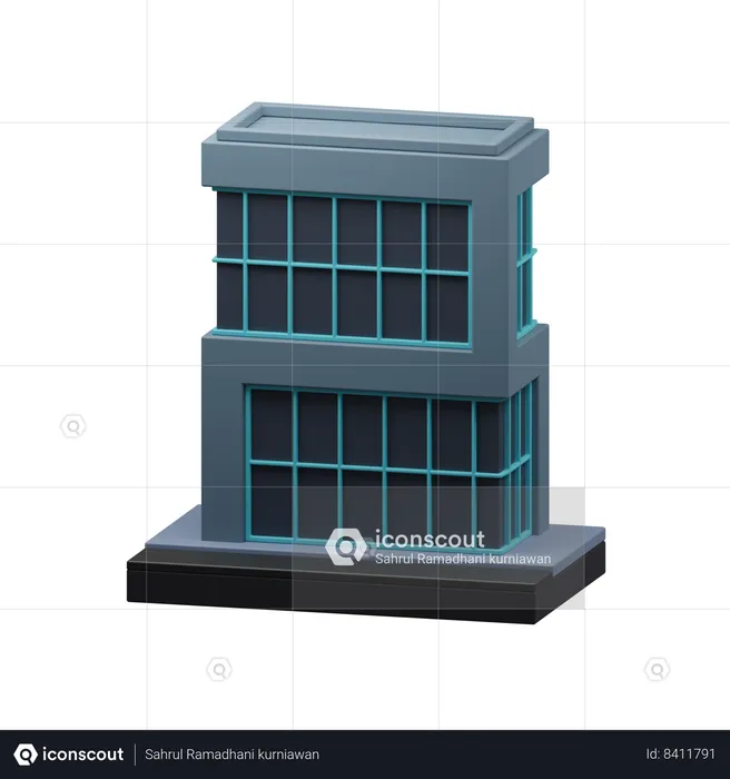 Company building  3D Icon