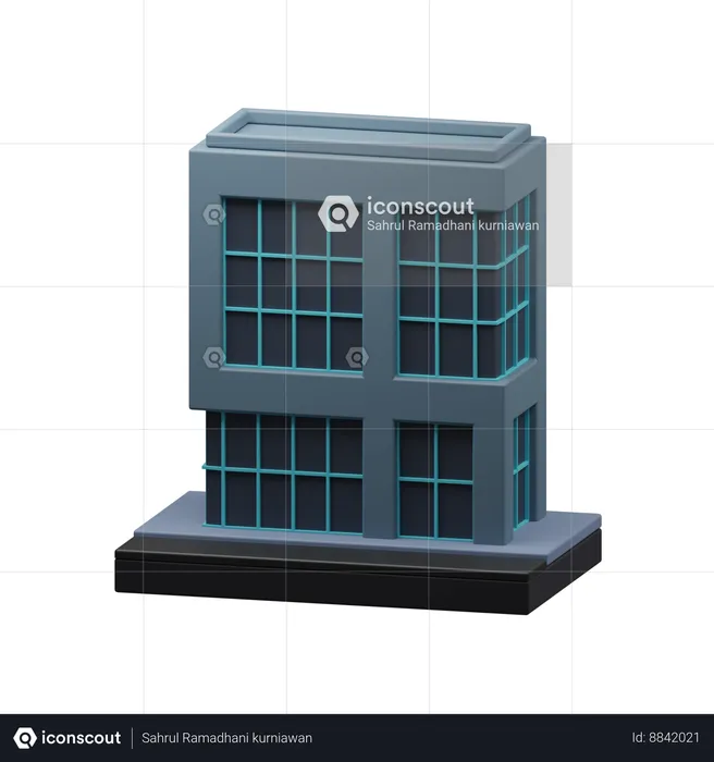 Company Building  3D Icon