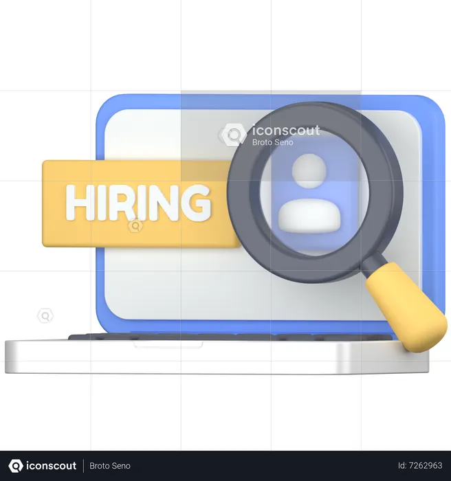 Company hiring  3D Icon
