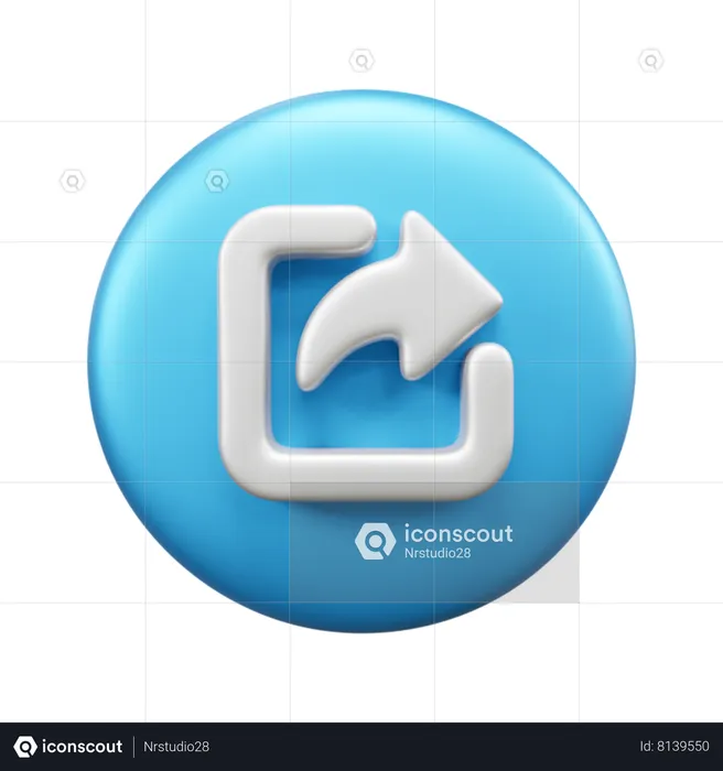 Compartilhar  3D Icon