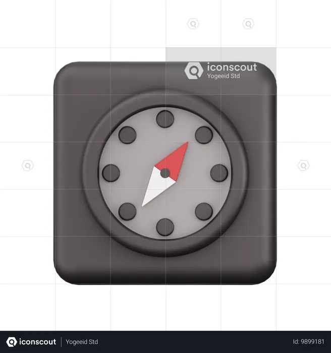Compass  3D Icon