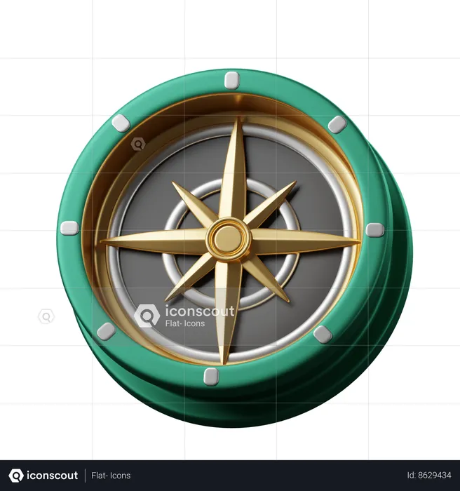 Compass  3D Icon