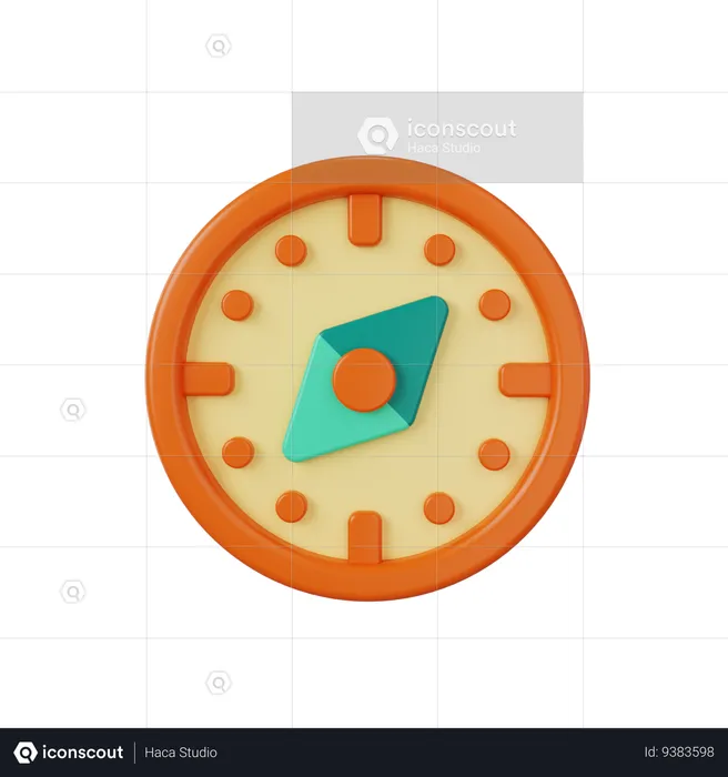 Compass  3D Icon