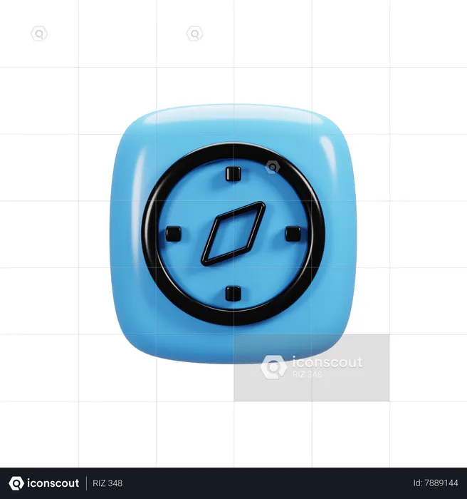 Compass  3D Icon