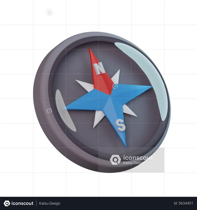 Compass  3D Icon