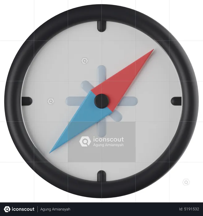 Compass  3D Icon