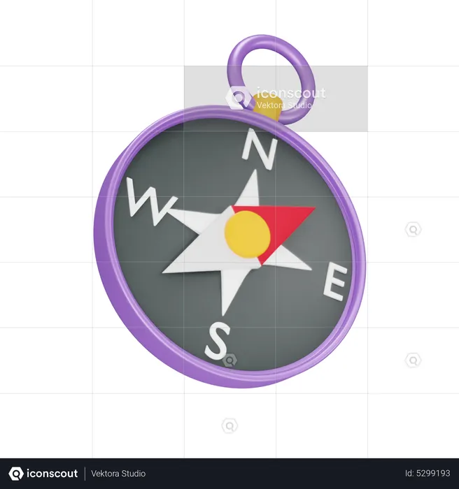 Compass  3D Icon