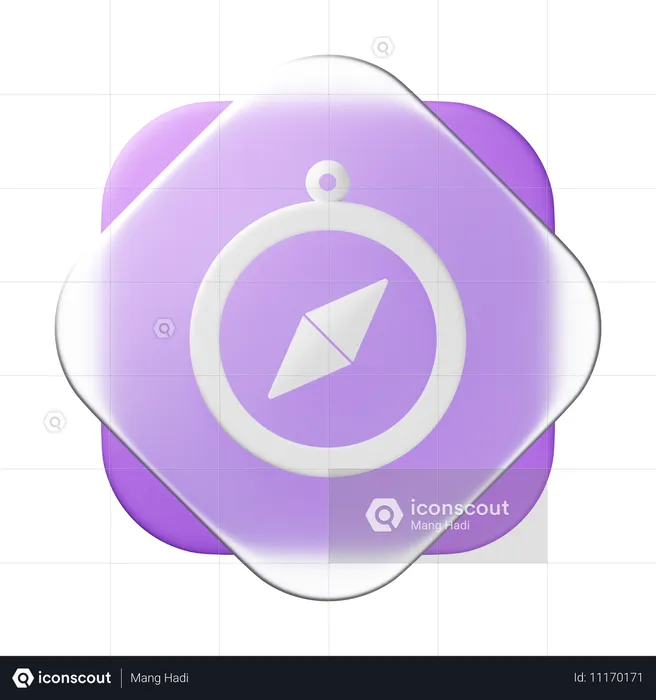 Compass  3D Icon