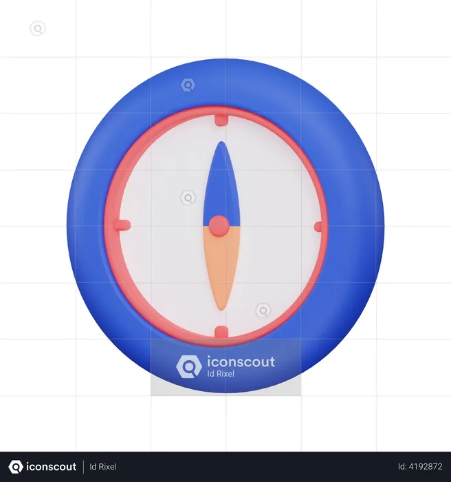 Compass  3D Illustration