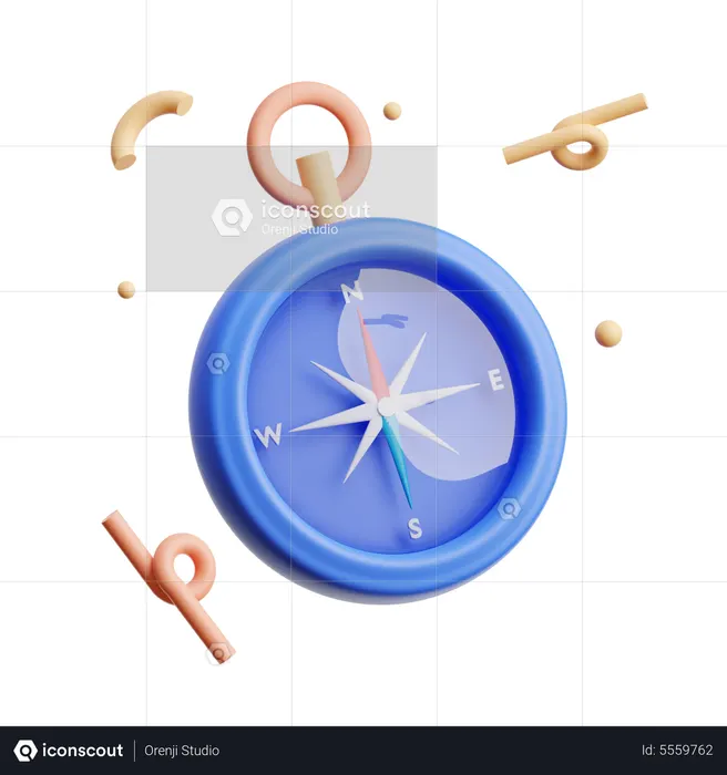 Compass  3D Icon