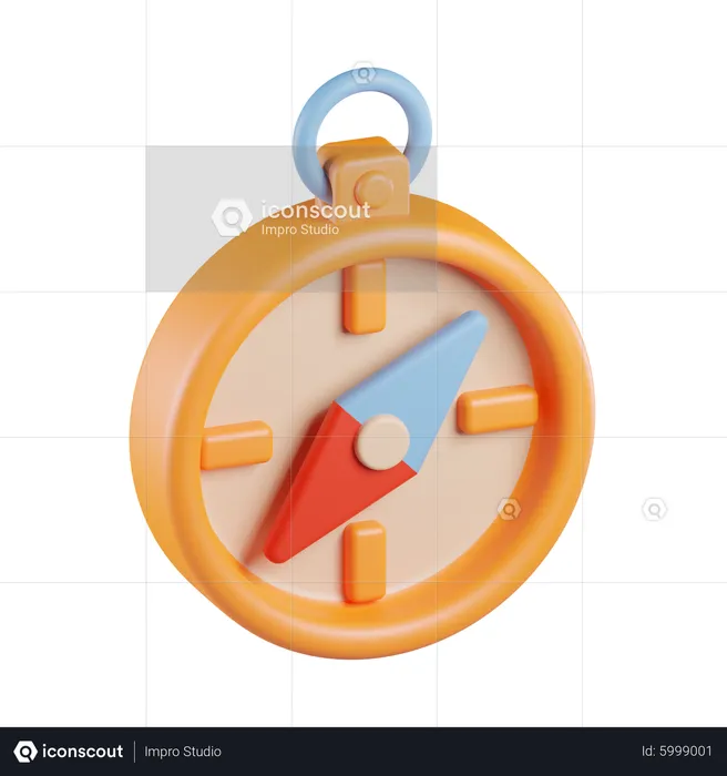 Compass Direction  3D Icon