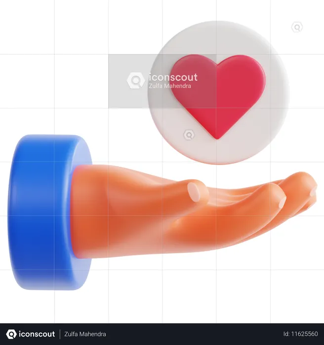 동정심  3D Icon