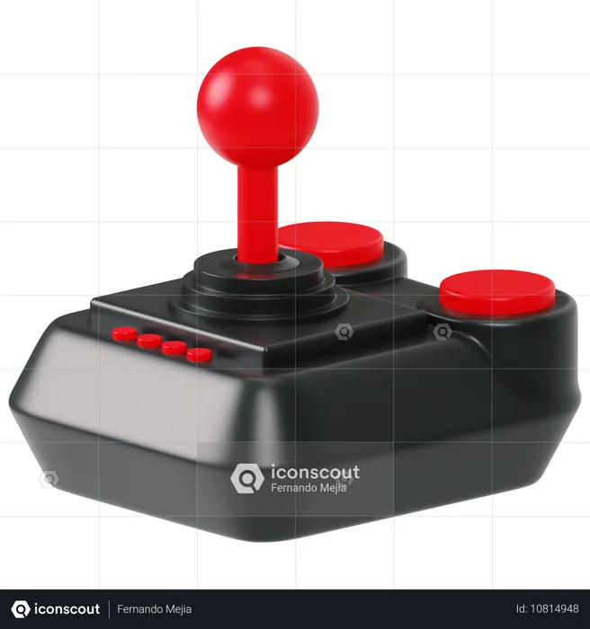 Competição pro joystick  3D Icon