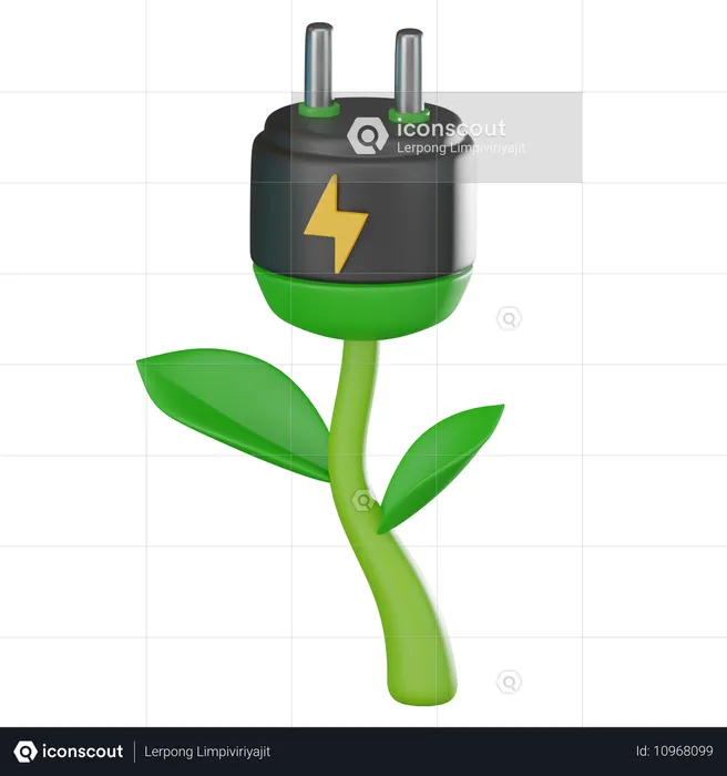 Enchufe eléctrico  3D Icon