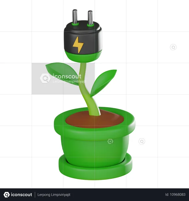 Enchufe eléctrico  3D Icon