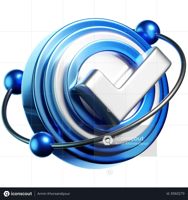 Completed  3D Icon