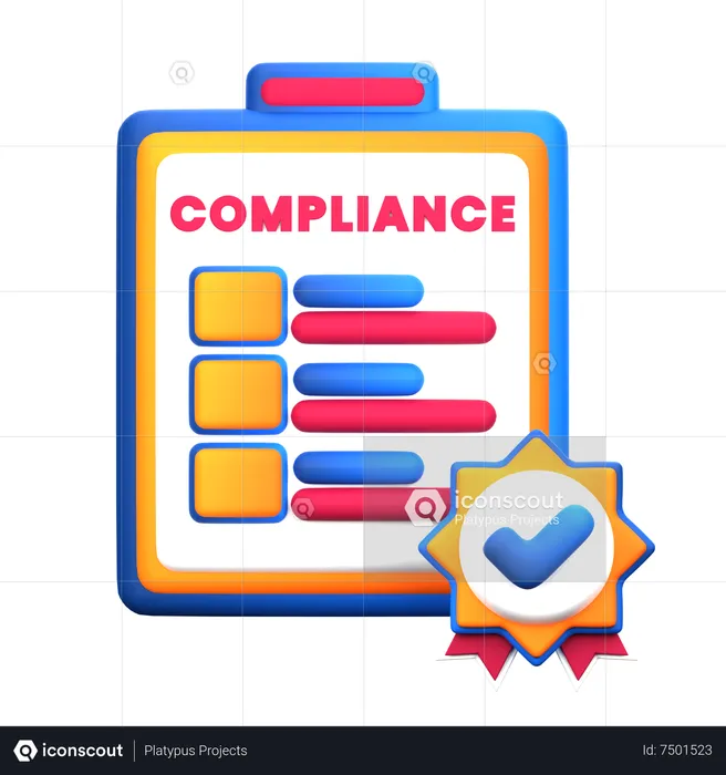 Compliance  3D Icon