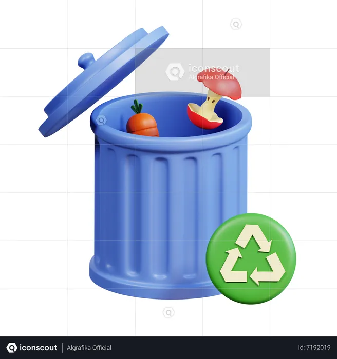 Compost Bin  3D Icon