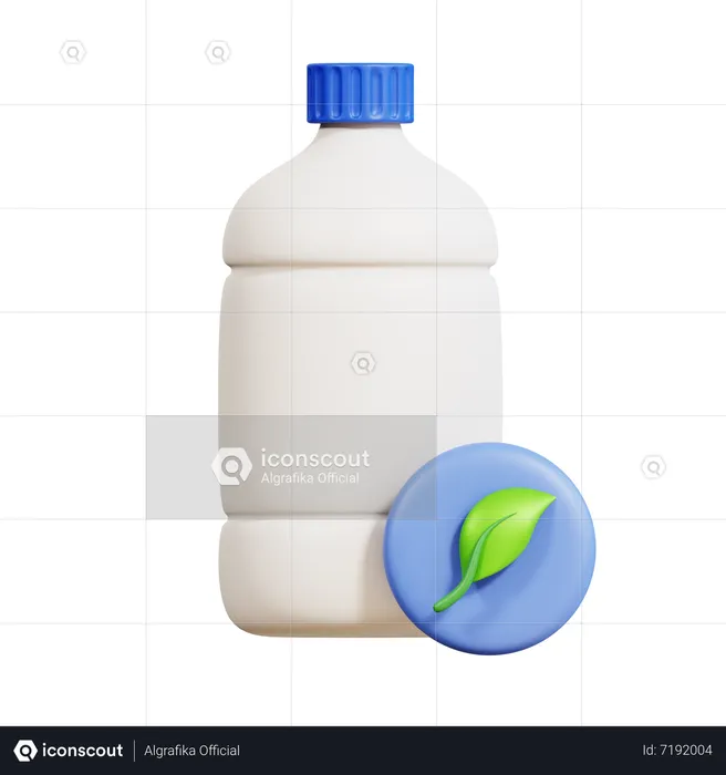 Compost Plastic  3D Icon