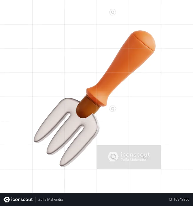 Composting Fork  3D Icon