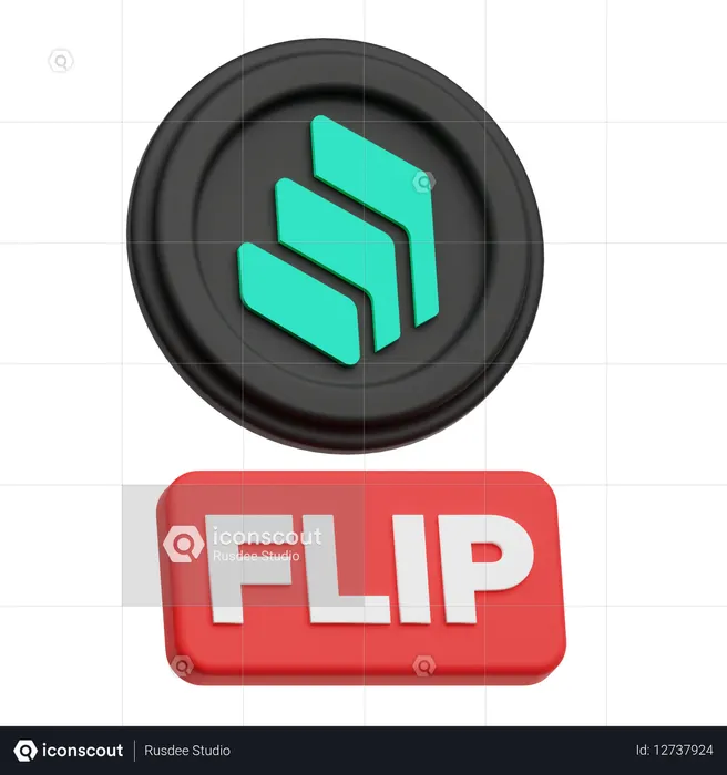 Flip composto  3D Icon