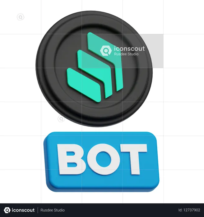 複合ボット  3D Icon