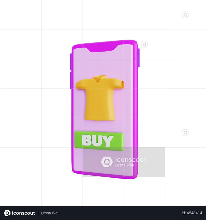 Comprar en línea  3D Icon