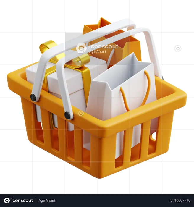 Compras  3D Icon