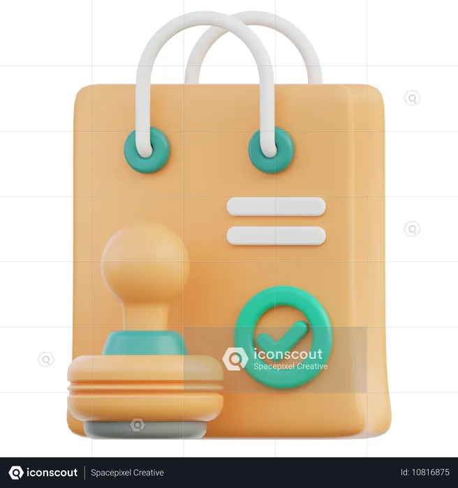 Compras  3D Icon