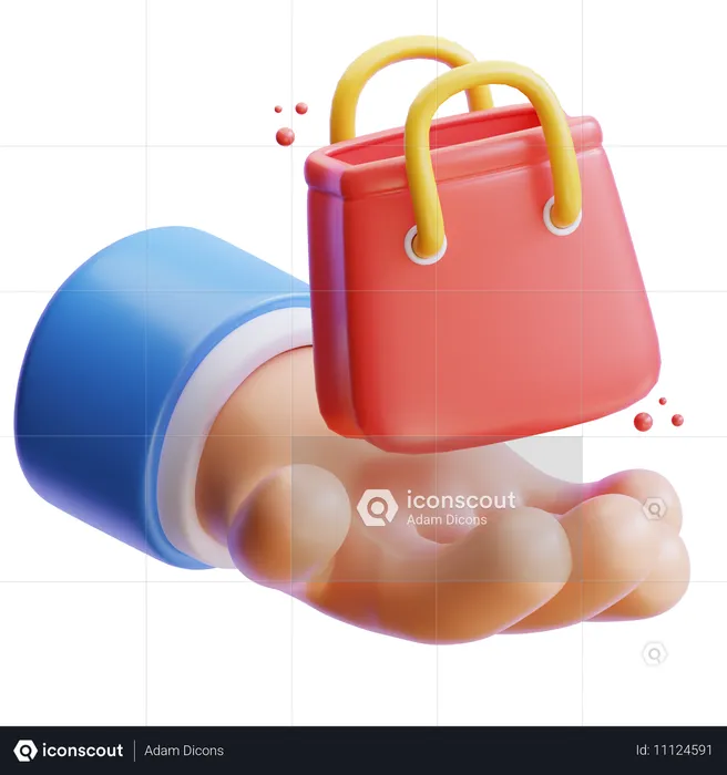 Compras  3D Icon