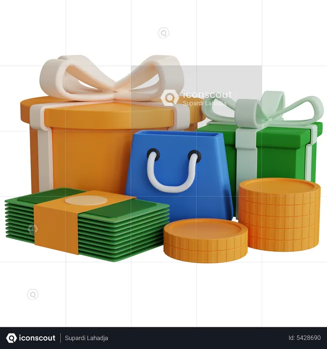 Compras  3D Icon