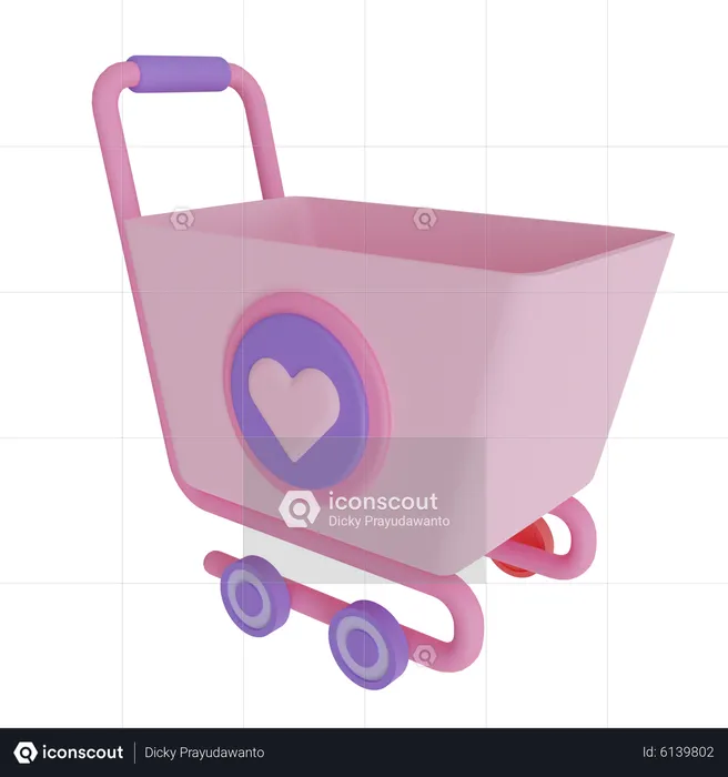 Compras do dia dos namorados  3D Icon