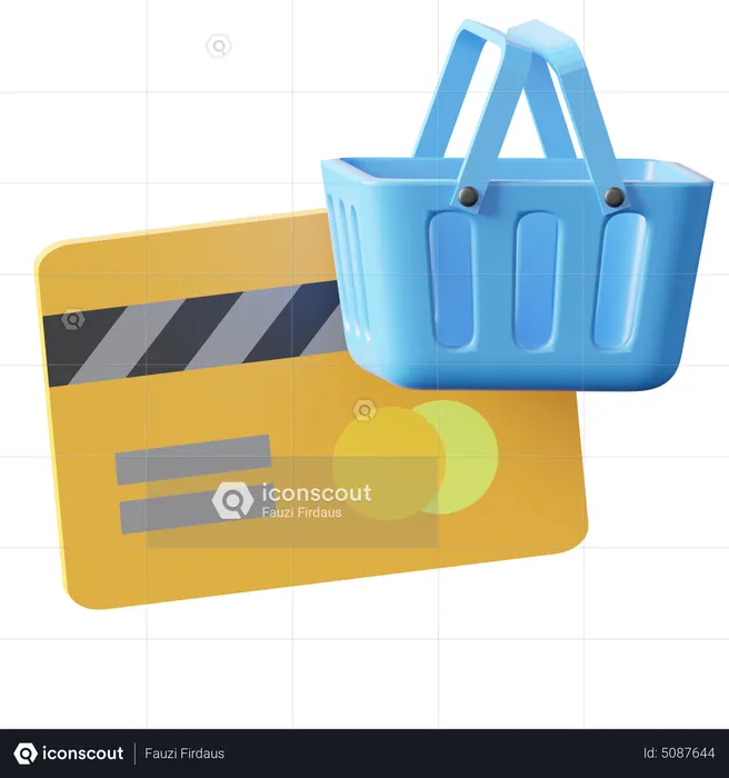 Pagamento de compras  3D Icon