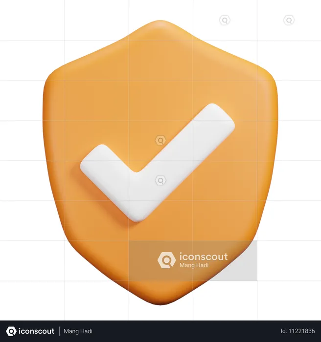 Control de seguridad  3D Icon