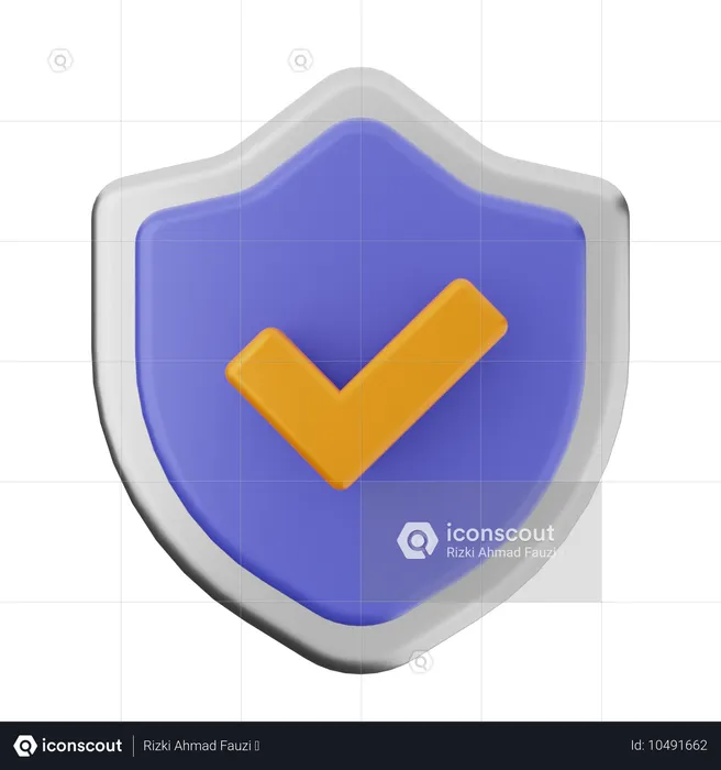 Comprobar protección del escudo  3D Icon