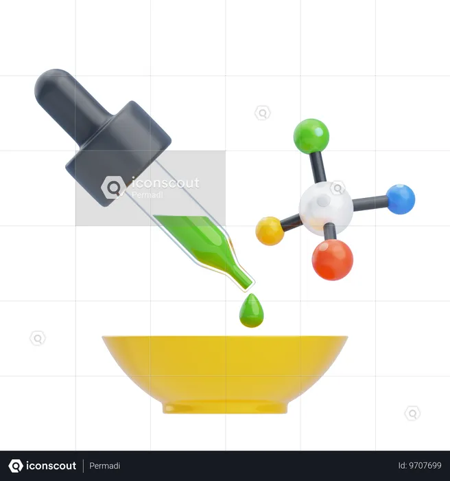 Compte-gouttes  3D Icon