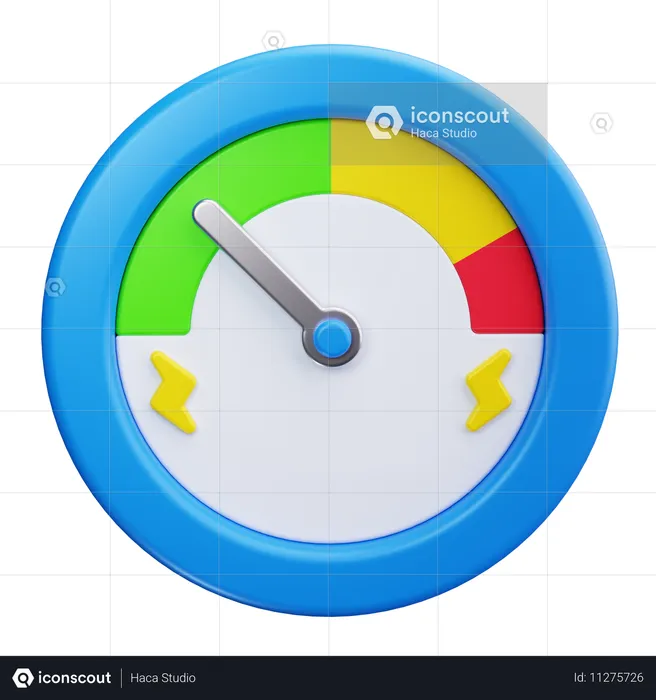 Compteur d'énergie  3D Icon