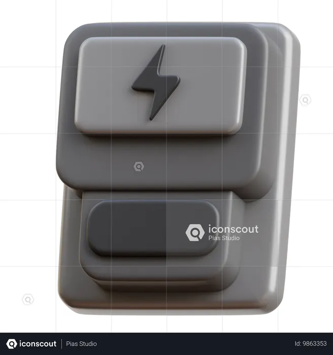 Compteur électrique  3D Icon