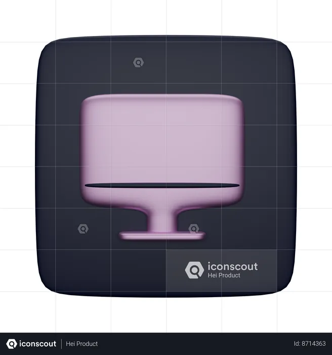 Computadora  3D Icon