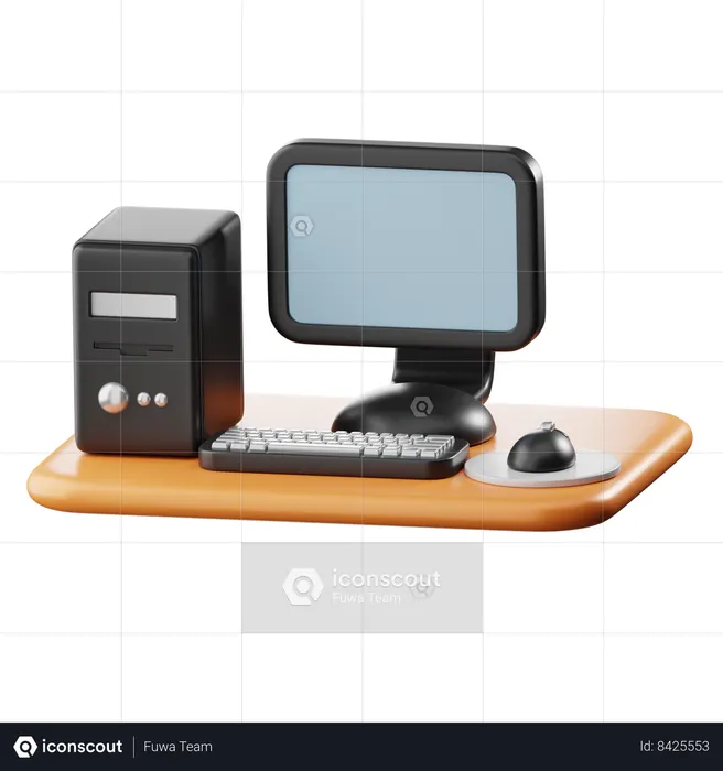 Computer  3D Icon