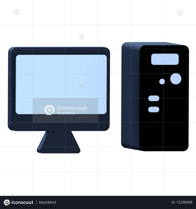 コンピューター  3D Icon