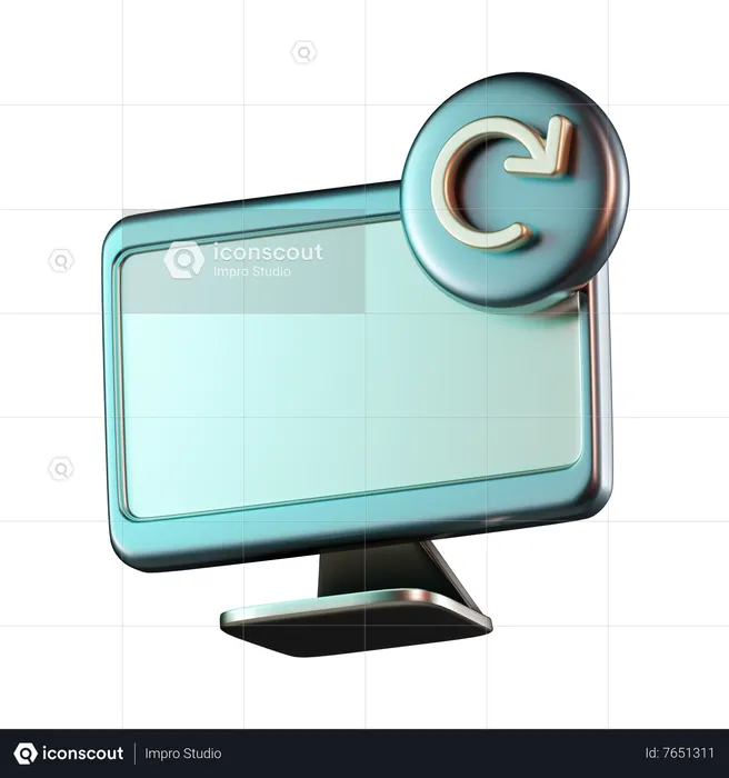 Computer  3D Icon