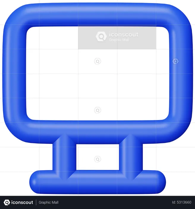 Computer  3D Icon